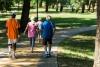 Walking seniors